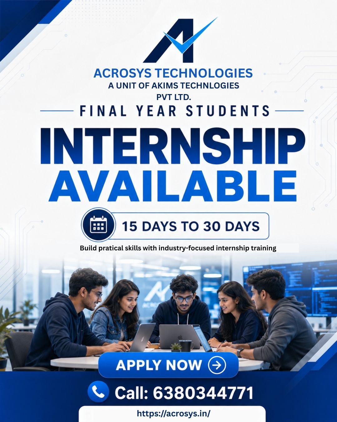 software company internship in Karaikudi